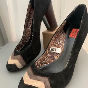 Missoni chunky chevron heels 6.5